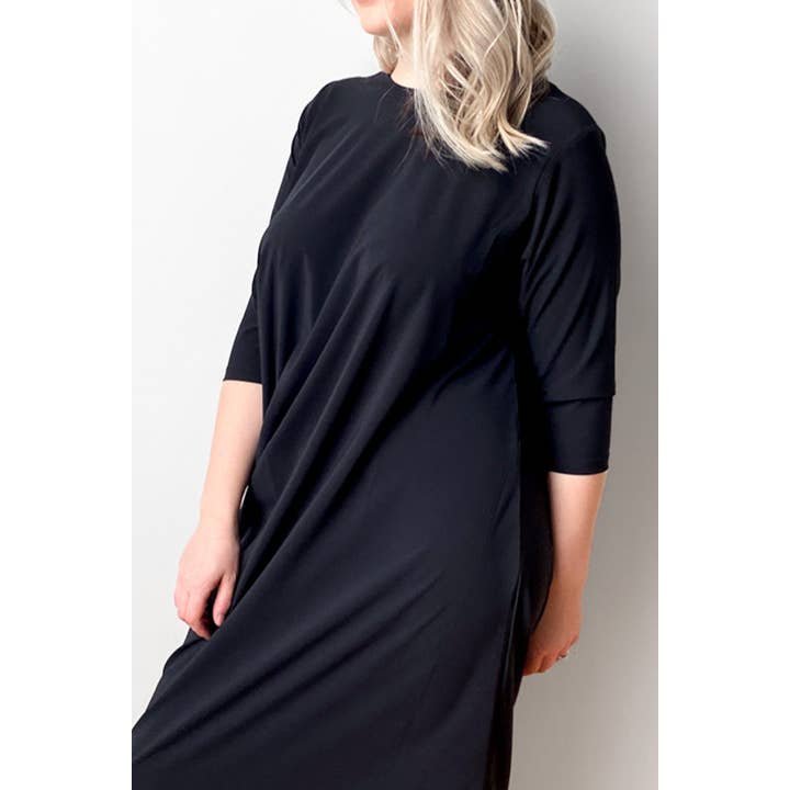 Robe longue Dia Drape pour la vente par BeauTex Designs