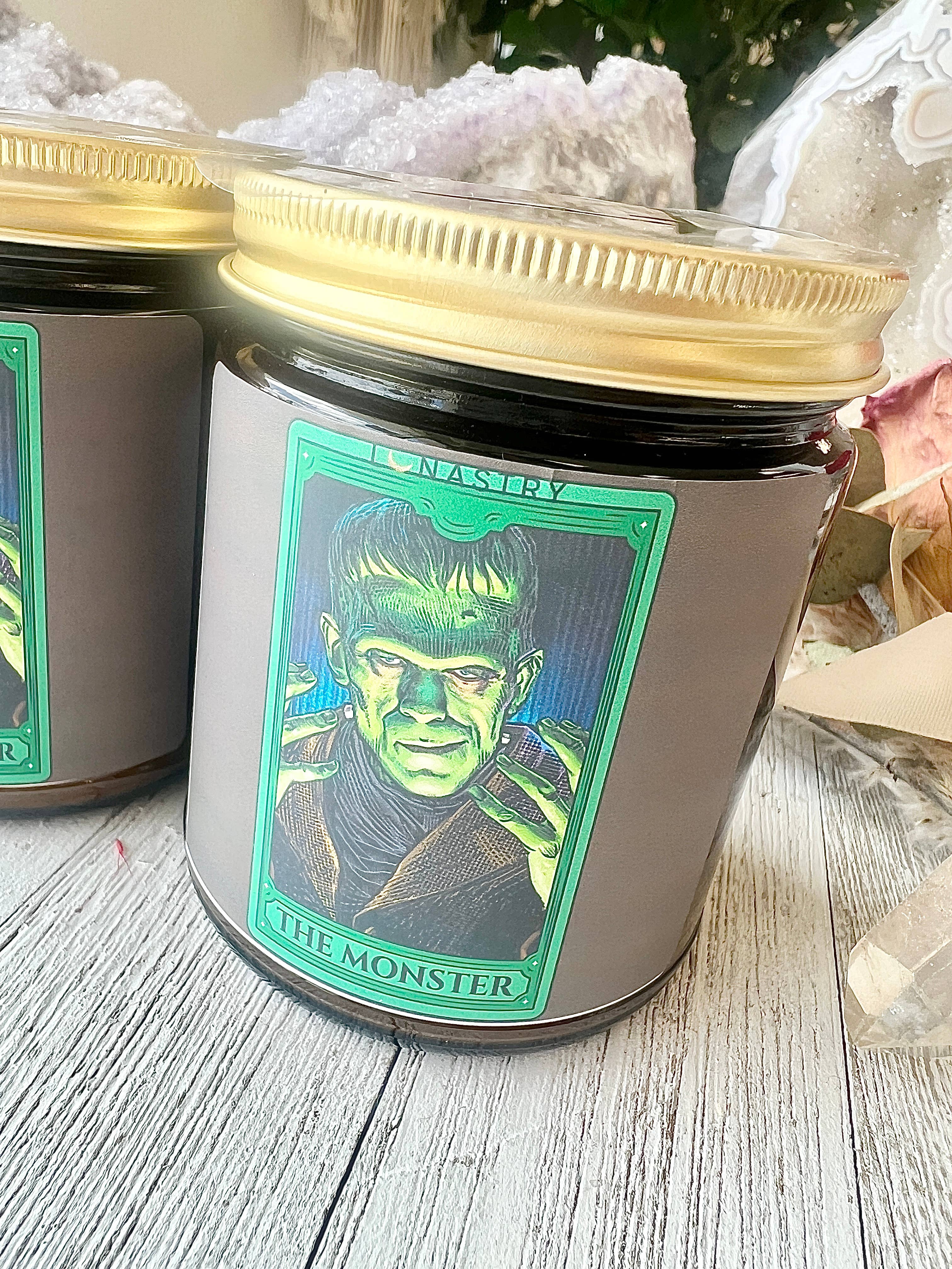 Lunastry - Wholesale Jar/Filled Candle - The Monster Frankenstein Candle0