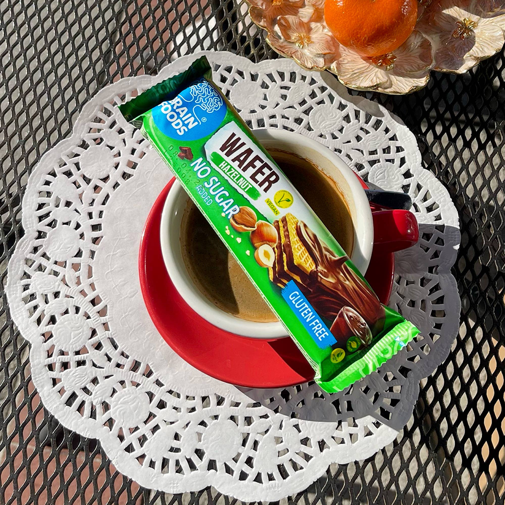 Wilton Mettler LLC - Wholesale Snack Bar - BRAIN FOODS Gluten Free Vegan Wafers (Hazelnut & Chocolate)3