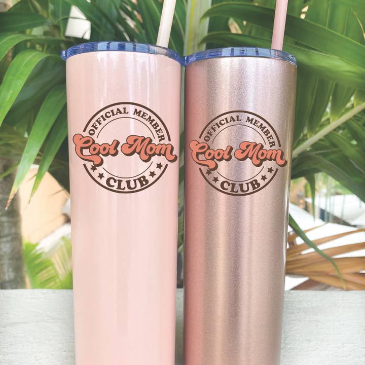 Bicchiere sottile Cool Moms Club per la vendita all'ingrosso da parte di Simply Nat's Creations