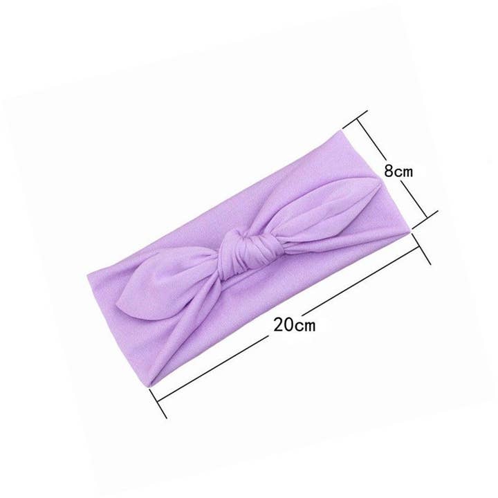 Ekartini - Wholesale Fashion headband – women's - Solid Color Fabric Bow Headband3