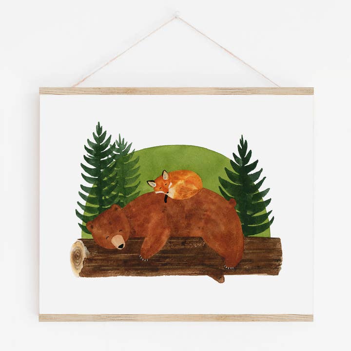 Nap Time Art Print voor wholesale door May We Fly