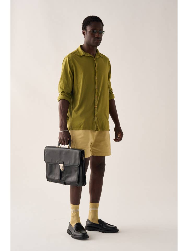 Pitagora - Wholesale Shorts - Men's - Flatwhite Bermuda Shorts