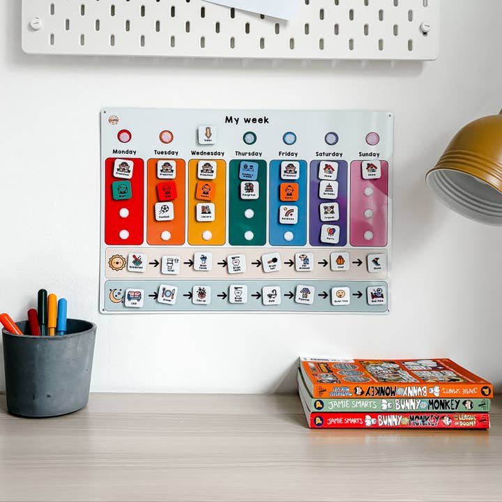 Wochen- und Tagesplaner für Kinder für den Großhandel von Craftly Ltd