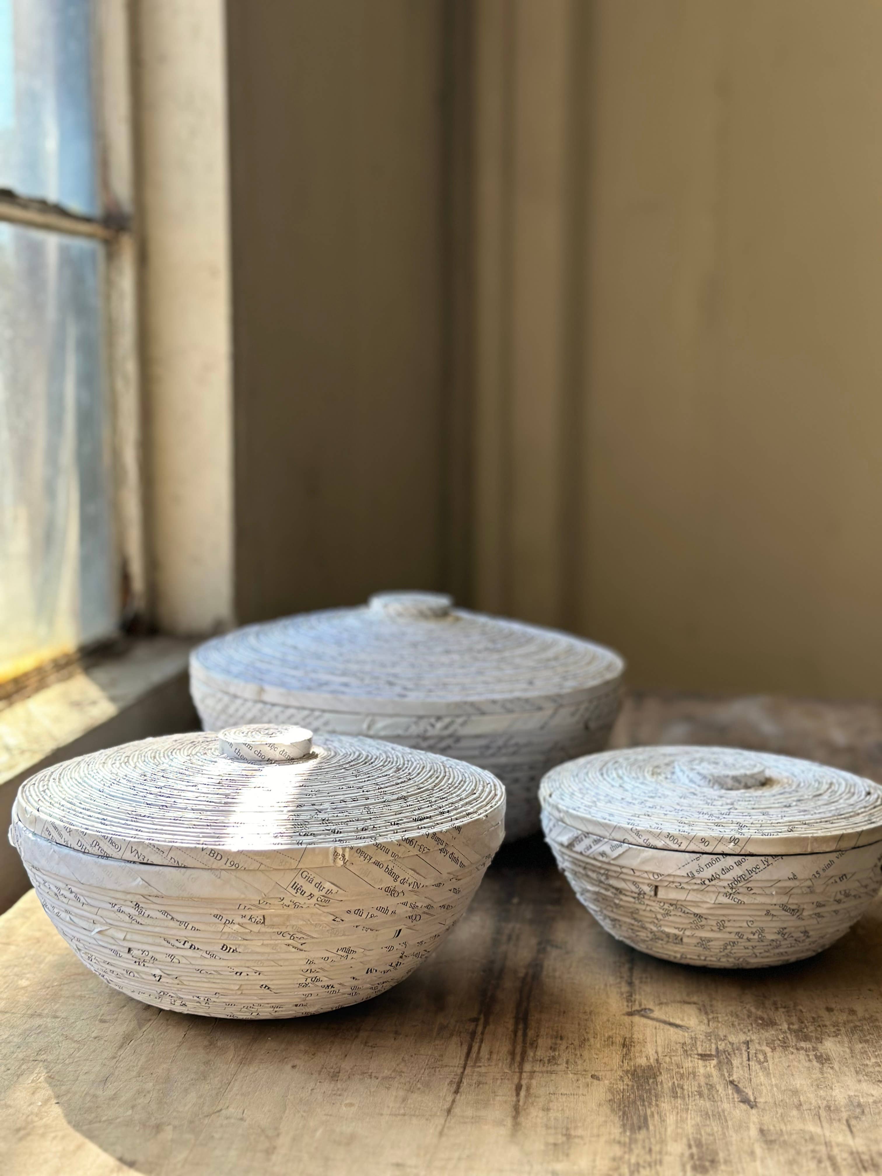 The Global Swap Shop - Vendita all'ingrosso Decorazioni da tavolo - Ciotole di carta riciclata1