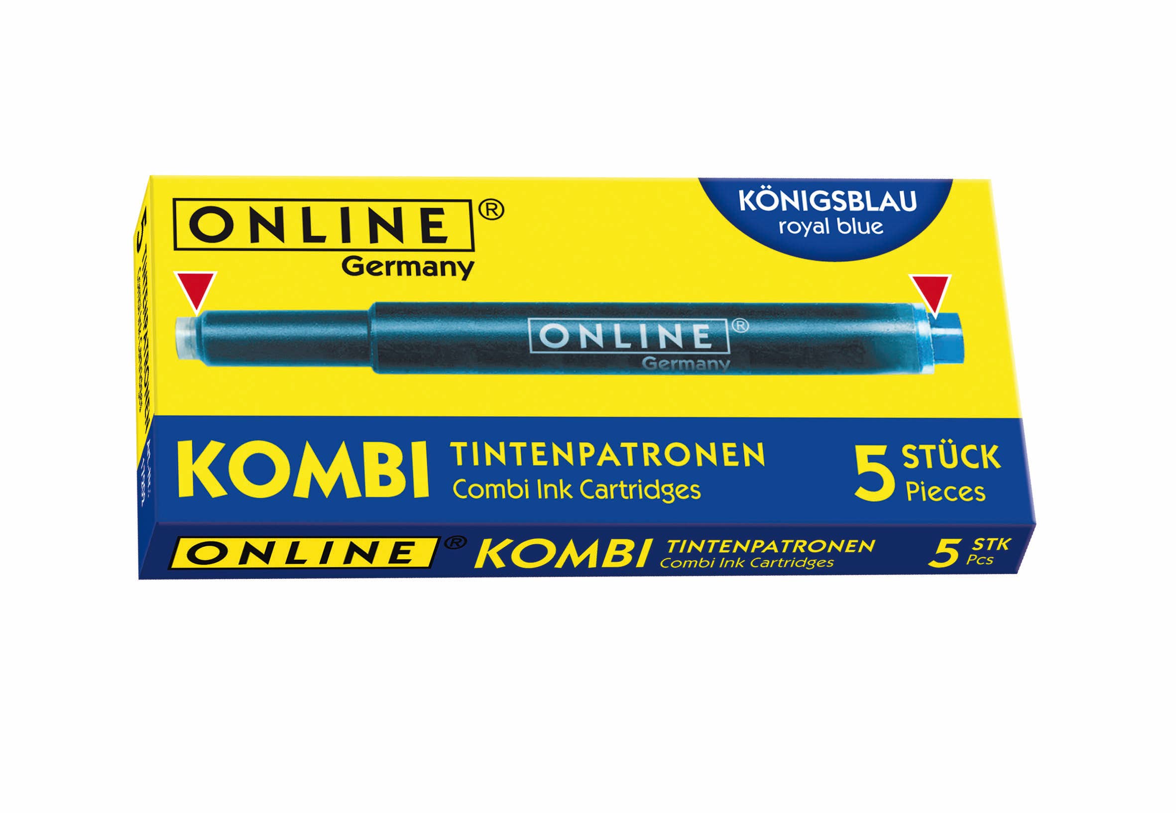 ONLINE Schreibgeräte GmbH - Wholesale Ink Pad - ONLINE combo ink cartridges royal blue (48 boxes)0