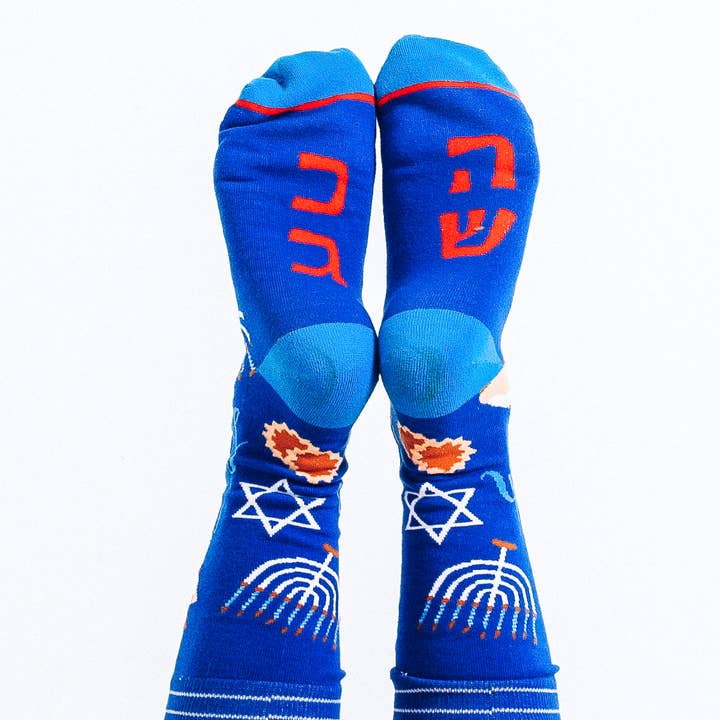 Crew Strumpor, Hanukkah för wholesale av Woven Pear