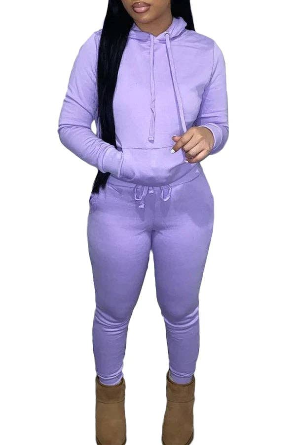 MB Fashion Wholesale - Wholesale Lounge Set - Women's - MB FASHION Cozy Hoodie and Jogger Pants 2PCS SET 175R16