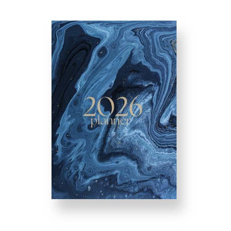 2026 Lifestyle-Planer - Blauer Marmor für den Großhandel von kierst