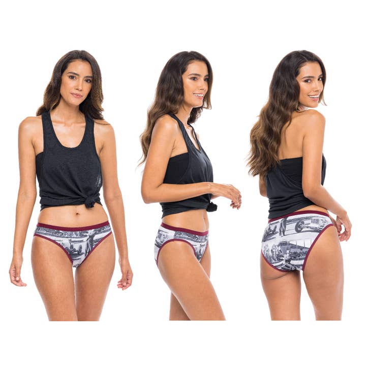I-Wear Brands - Wholesale Ondergoed - Dames - 12-pack microvezel hi-cut bikinibroekje voor dames1