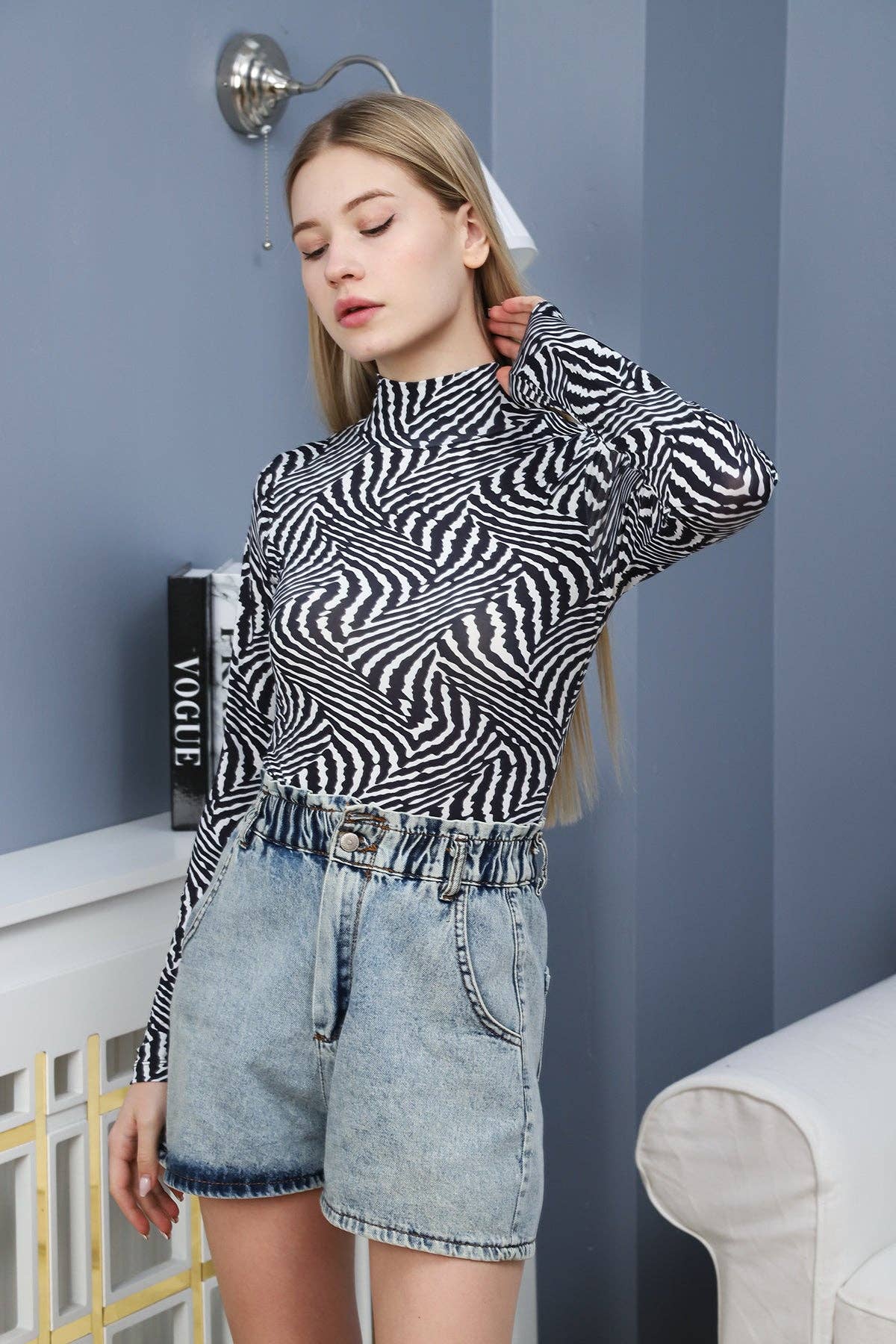 Lasofy - Venta al por mayor Body - Mujer - MONO DE MANGA LARGA CON CUELLO DE TORTUGA SIMULADO PARA MUJER7