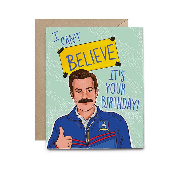 Hello Harlot - Wholesale Birthday Card - Ted Lasso Believe Birthday Card