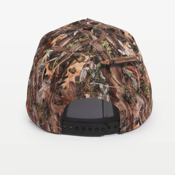 CAMO Real Forest Print 5 Panel Baseball Cap for wholesale on Faire1