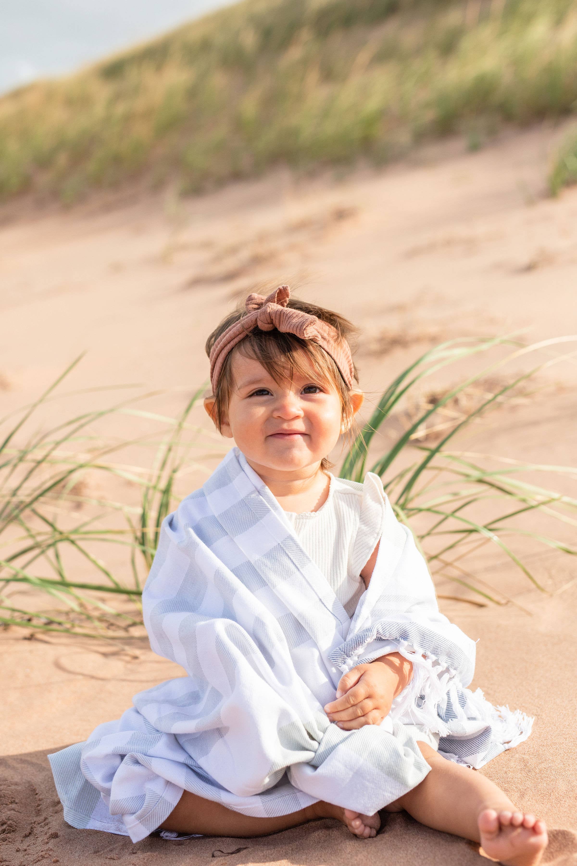 Lulujo Baby – Toalha de praia por atacado – Toalhas Turcas – Secagem Rápida, 100% Algodão - Azul Água6