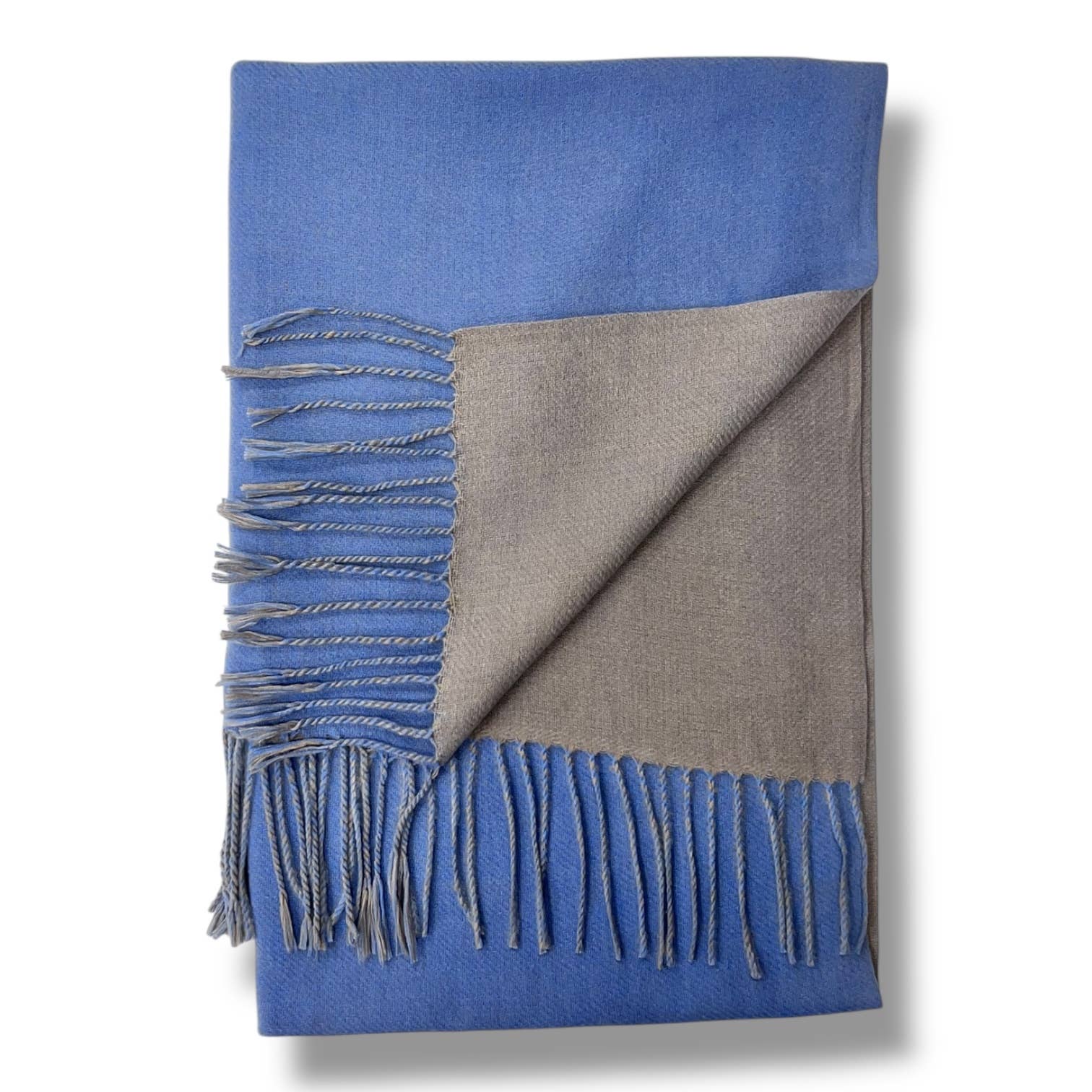 London Scarves - Vente Écharpe – femme - Écharpe réversible unie bicolore en mélange cachemire29