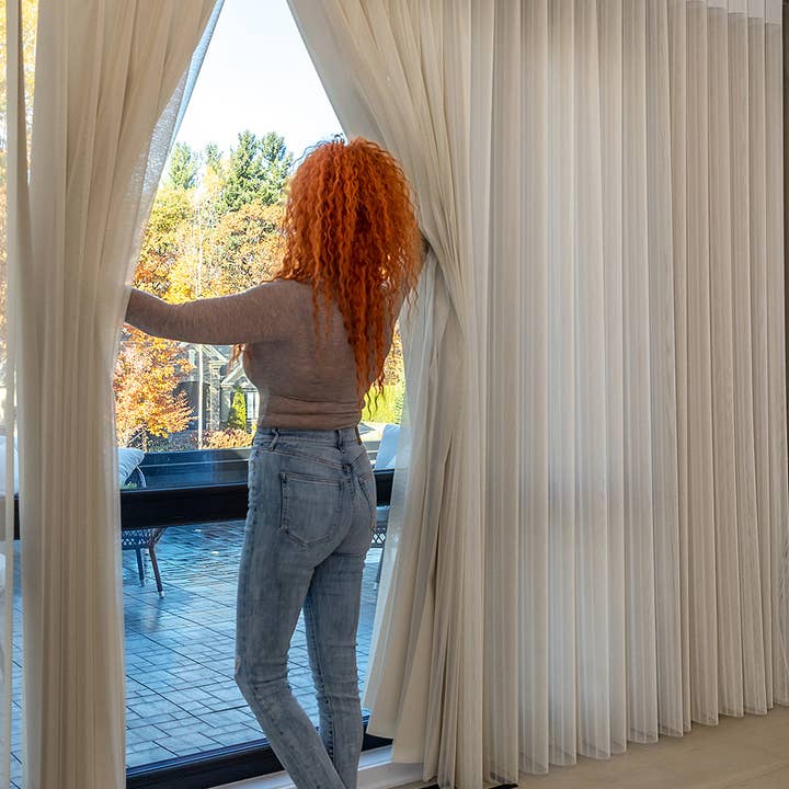 Dreamlike Curtains - Wholesale Curtain - Sheer Window Shades Blinds Blackout Sheer Vertical Curtains