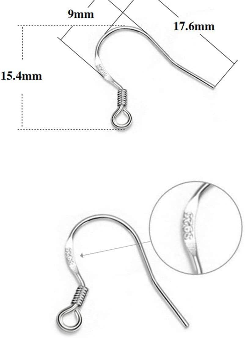 JUL ET FIL - Venta al por mayor Kit de manualidades - 20 ganchos para pendientes de plata de ley 925 para manualidades6