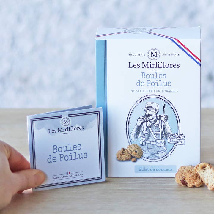 LES MIRLIFLORES - Wholesale Cookie - Hazelnut and orange blossom cookies 160g0