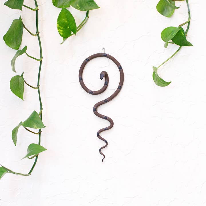 Carter & Rose - Wholesale Wall Accent - Ceramic Wall Snake, Medium