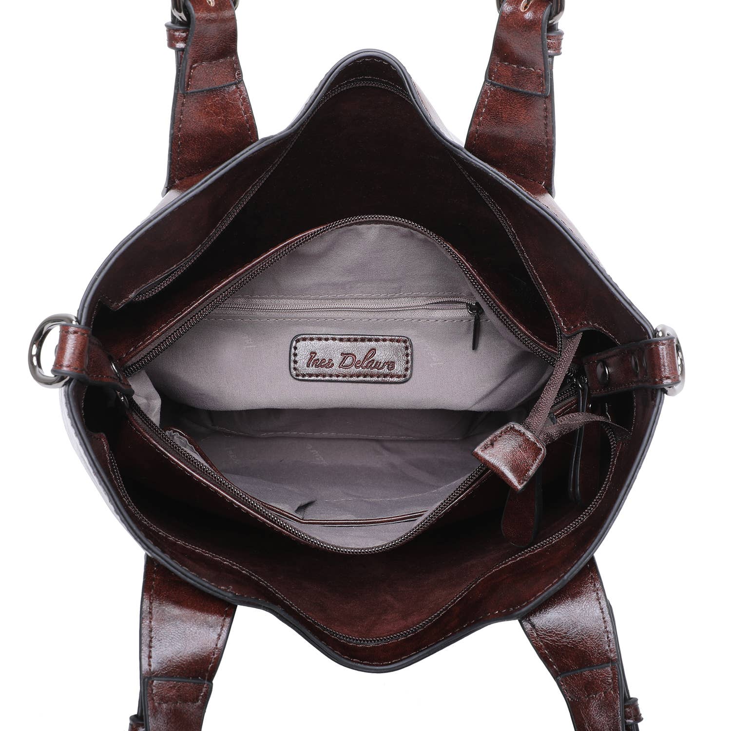 INES DELAURE - Wholesale Tote Bag - Women's - 2 in 1 tote bag25