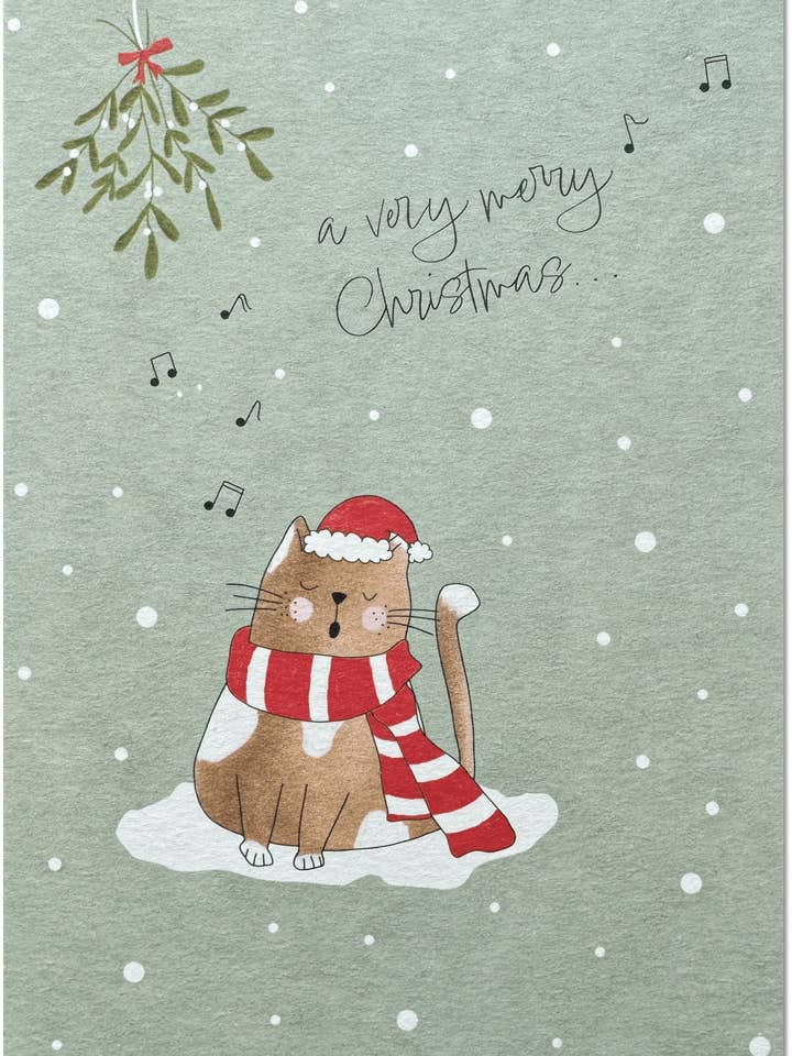 Kerstkat voor wholesale door KEITCARDS