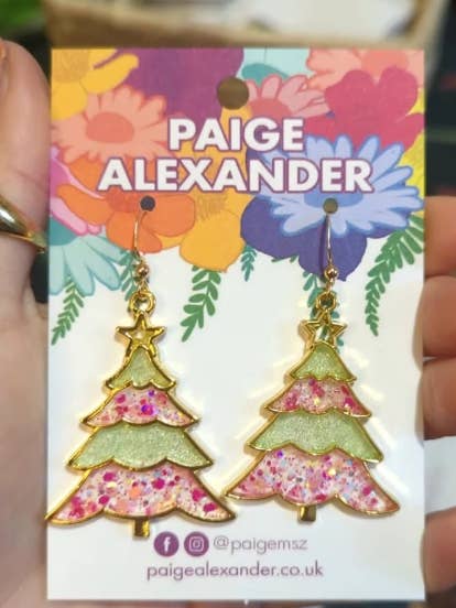 Christmas earrings for wholesale by Paige Alexander