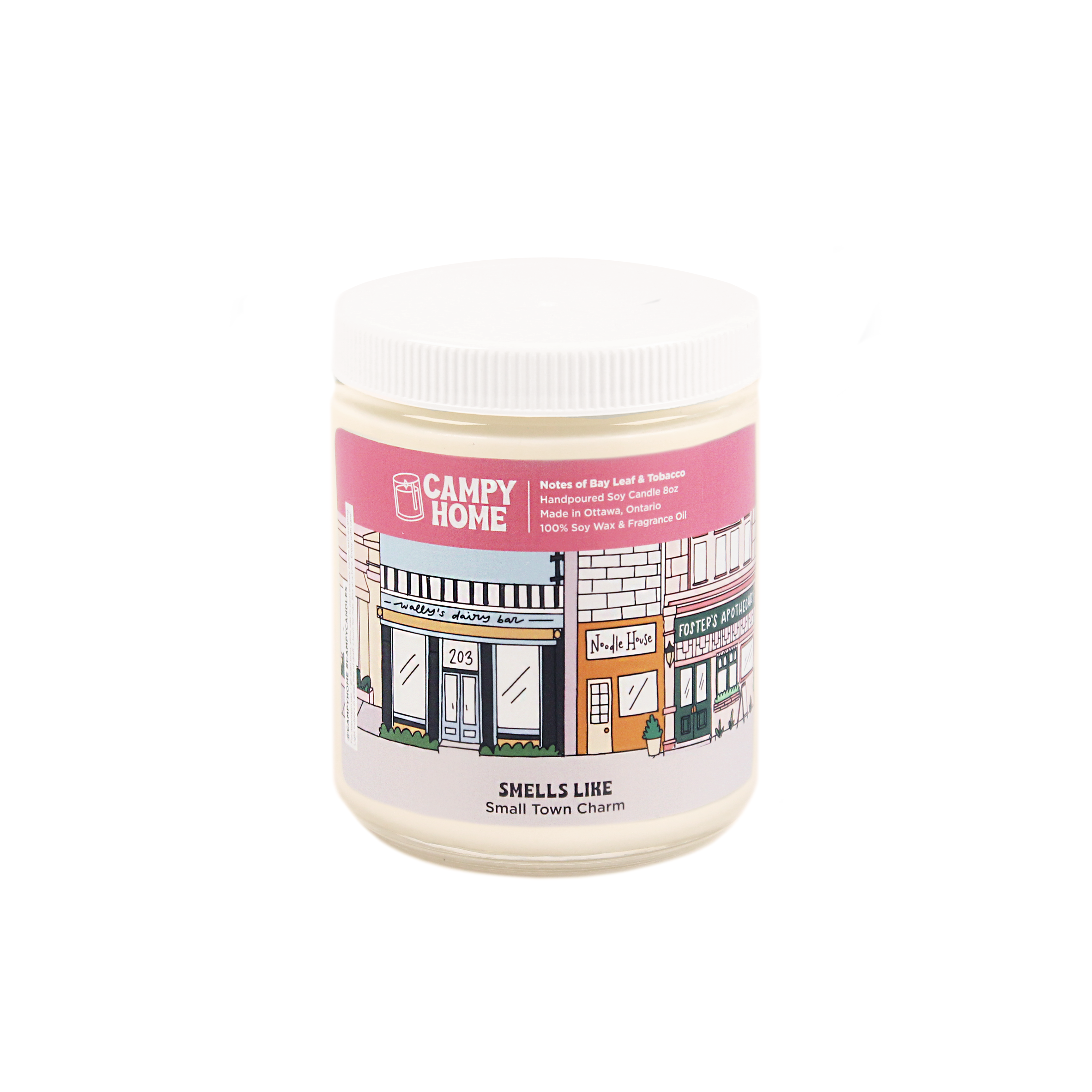 Campy Home - Wholesale Jar/Filled Candle - tobacco and bayleaf candle - eco soy wax1