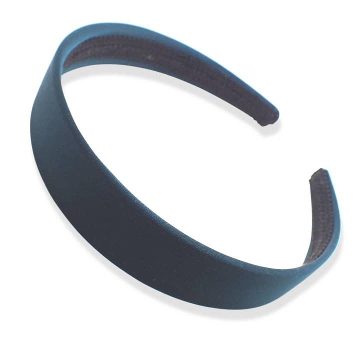 Topkids Accessories - Wholesale Fashion headband – women's - Satin Alice Headband Head Band Hairband Hair Band Women for Adult Girls Kids School 60s 70s 80s Plain Aliceband 2.5cm 1" Thick Wide Hard17