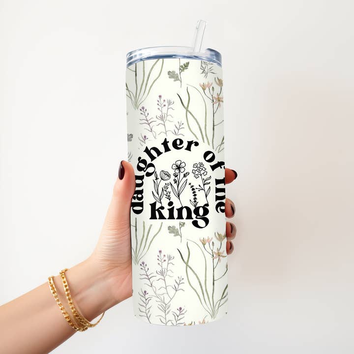 TOCHTER DES KÖNIGS 20 OZ. DÜNNER BECHER AUS EDELSTAHL für den Großhandel von Dwell Apparel