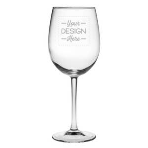 Custom Etched Stemless Wine Glass Bulk Pricing Available, for Events,  Branding, and Gifts, Add Your Text, Logo, or Artwork, Design: CUSTOM 
