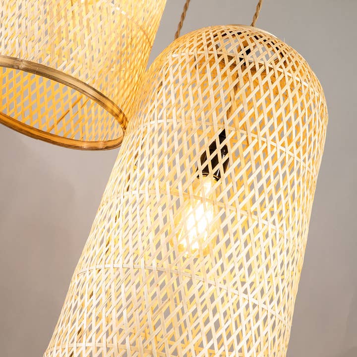 ELE Light & Decor - Wholesale Chandelier/Hanging Light - Three Lights Rattan Pendant Light12