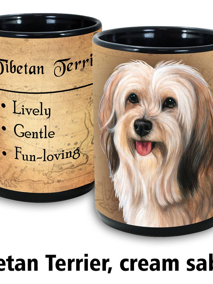 My Faithful Friend Mugs Tibetan Terrier Cream Sable for wholesale by Pet Gifts USA, LLC
