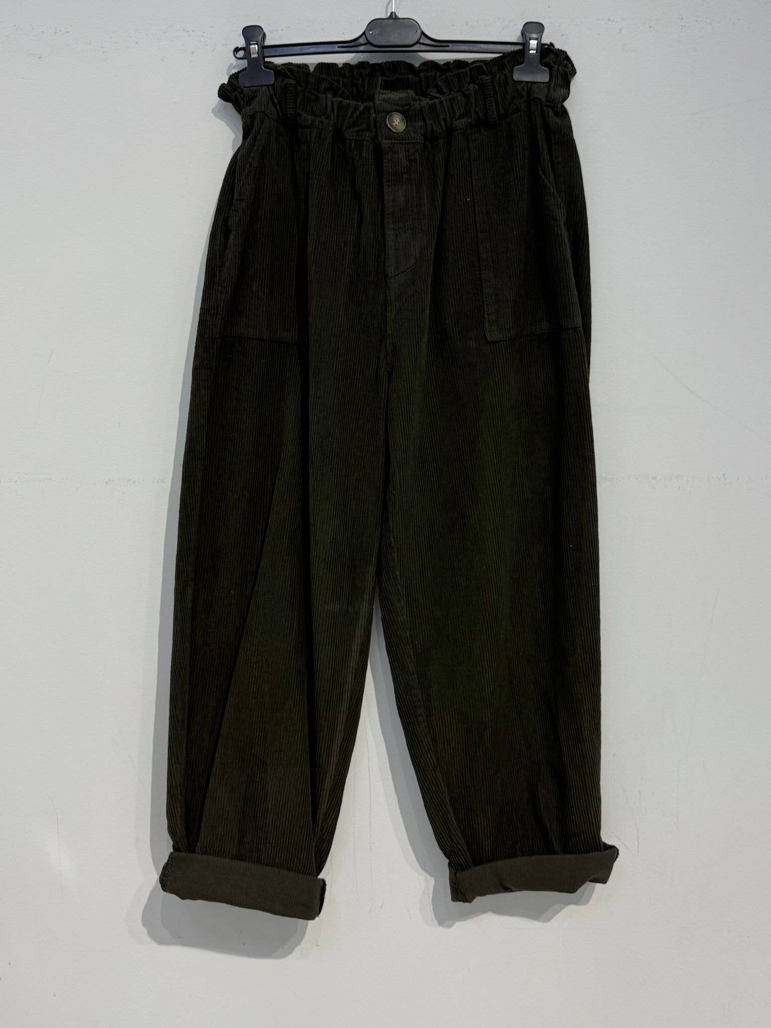 NOELINE – wholesale Byxor - Dam – Manchesterbyxor med knapp 3051320