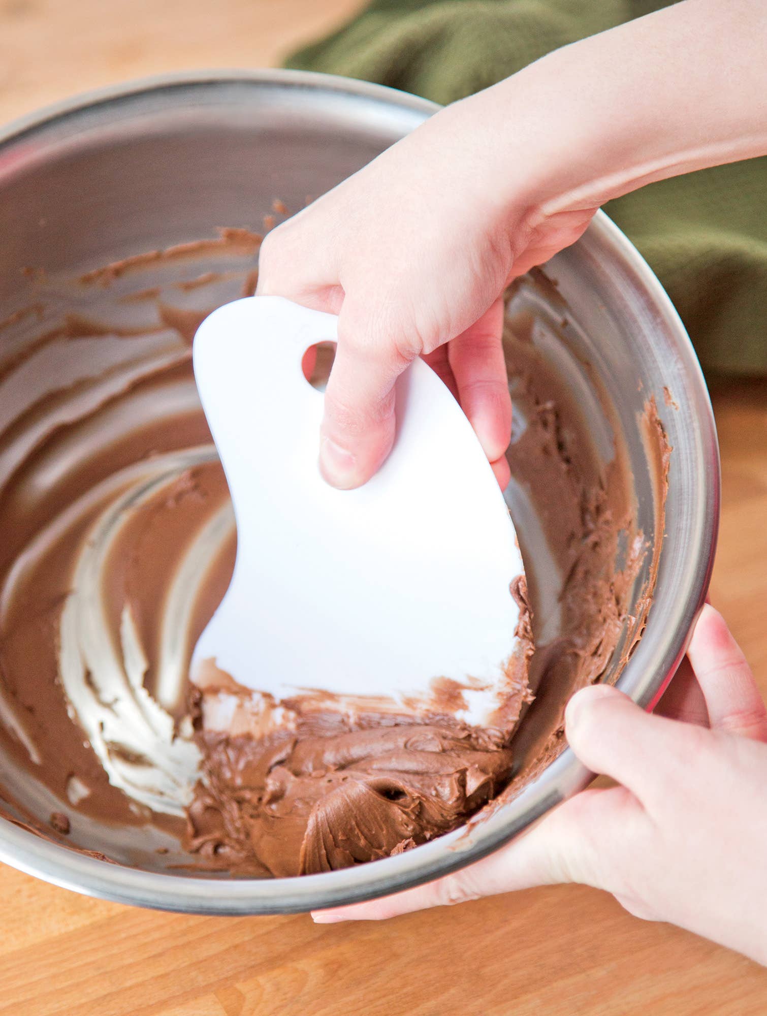 Fox Run Brands - Wholesale Kitchen Tool/Gadget - Fox Run Bowl Scraper, Plastic, White, 11.6" x 4" x 6.5"1