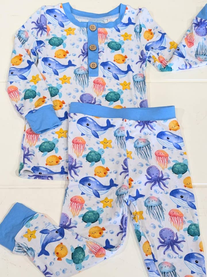 Under the Sea Pajama Set for wholesale by HKCB
