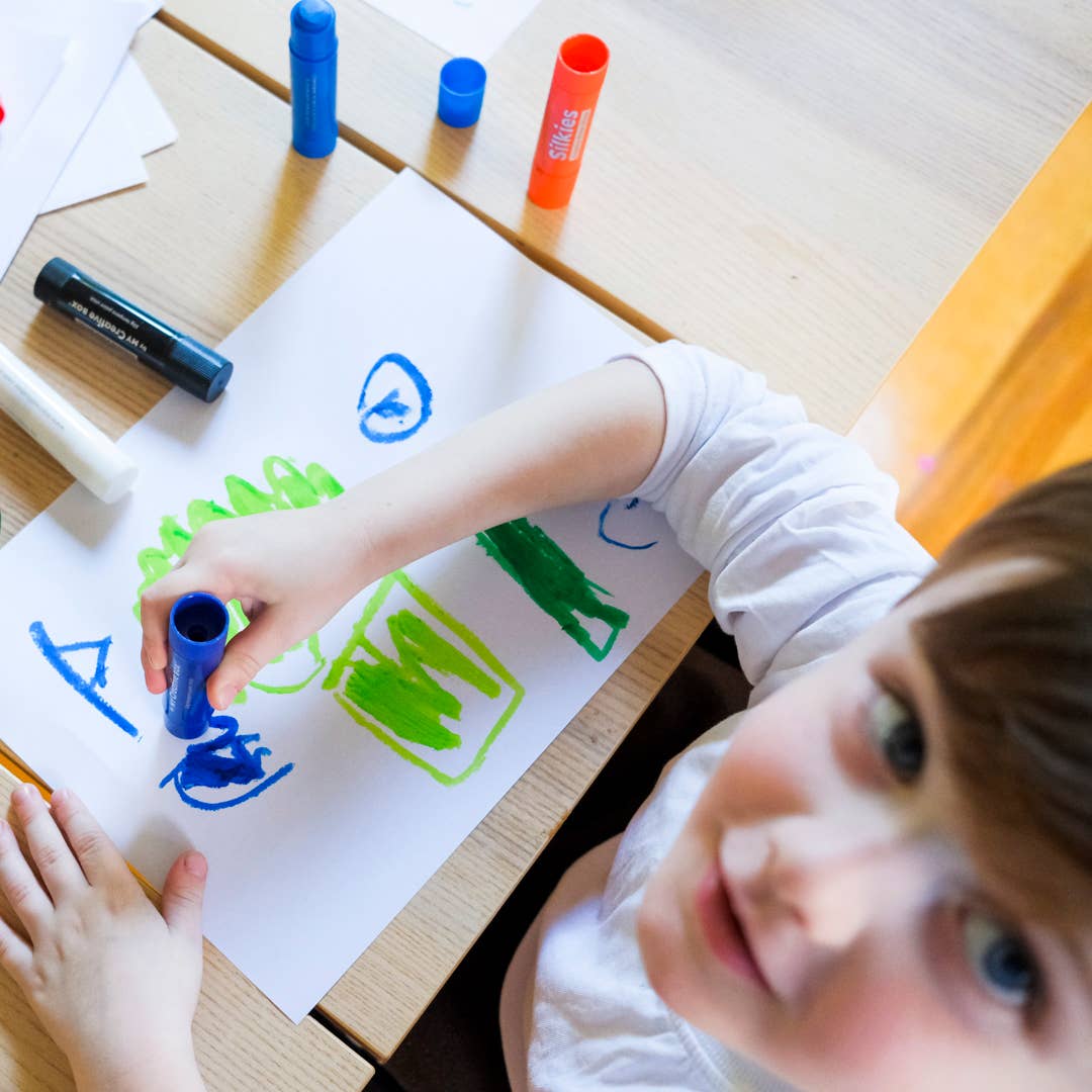 My Creative Box - Vendita all'ingrosso Set da disegno - Bambini e neonati - Silkies Paint Sticks | Set di 129