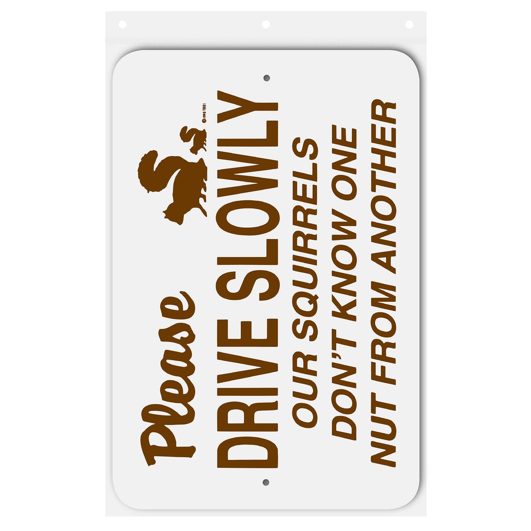 Smart Horse Gear – wholesale Sign – Please Drive Slowly ... Squirrels-Sign2