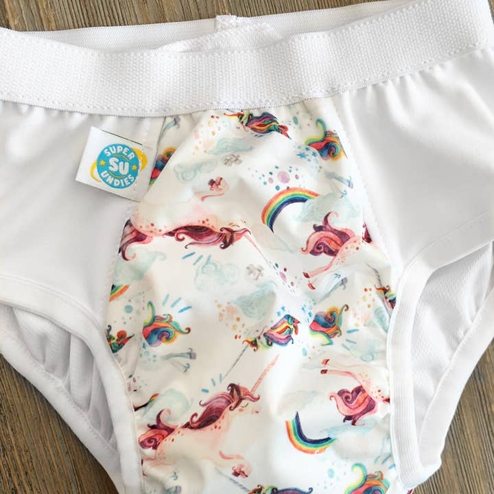Super Undies - Venta al por mayor Ropa interior/cubrepañales - Bebé - Ropa interior impermeable para necesidades especiales con broches - Lotus