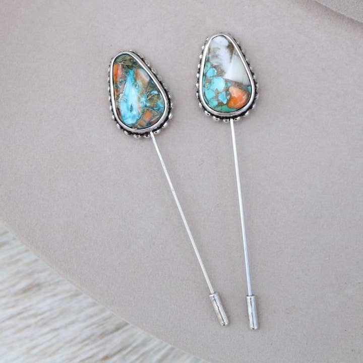 Sydvestlig Mosaik Hattepin for engroshandel hos Willow Lane Hat Co.