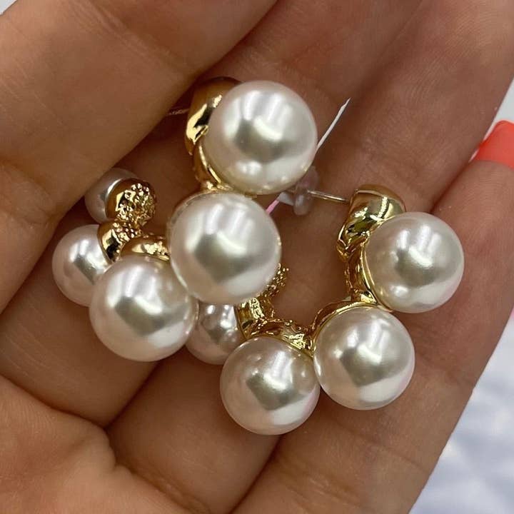 Store perler Hoops for engroshandel hos E ACCESORIES JEWERLY