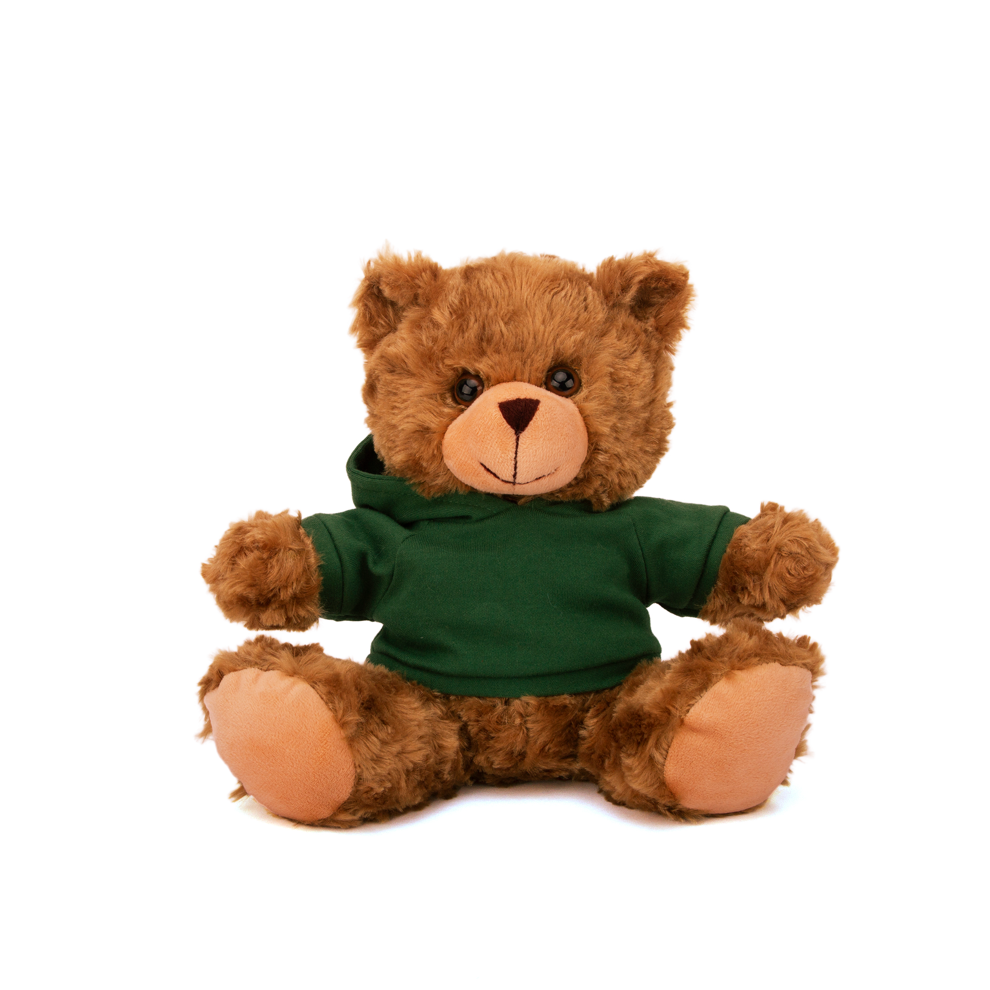 Plushland - Wholesale Stuffed/Plush Toy - Kids & Baby - 11" Personalized Teddy Bear in Hoodie | Custom Sitting Bear11