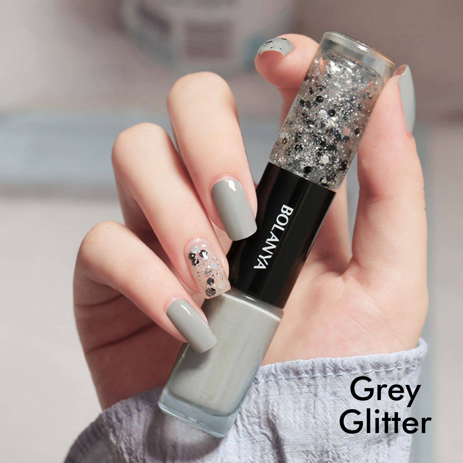 Tiny Gift Society – wholesale Nagellack – Dubbel nagellack - Trendiga färger, Glitter Polish Gift10