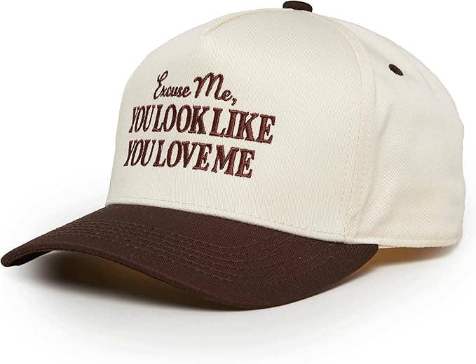 Funky Junque - Wholesale Baseball Cap - Unisex - Two Tone Cap: Excuse Me, You Look Like You Love Me1