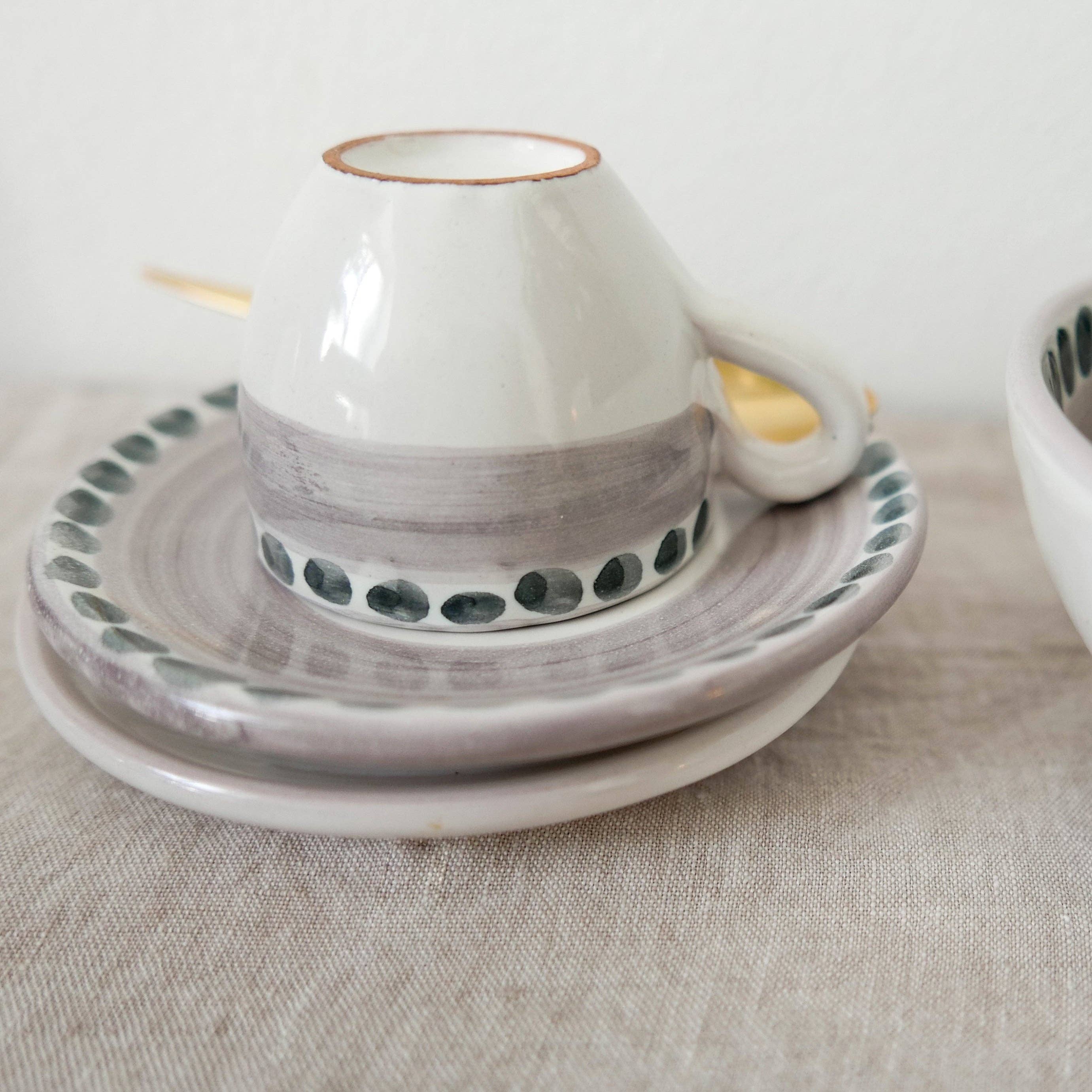 waiting for the bus - Wholesale Coffee/Tea Cup - I Colorati - Coffee cup and saucer5