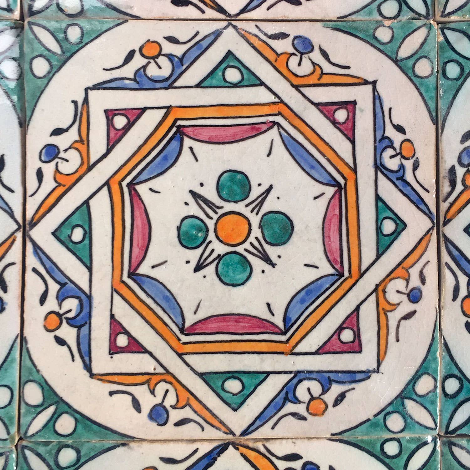Casa Moro - Wholesale Wall Tile - Hand painted tiles 10x10 cm from Morocco wall tile19