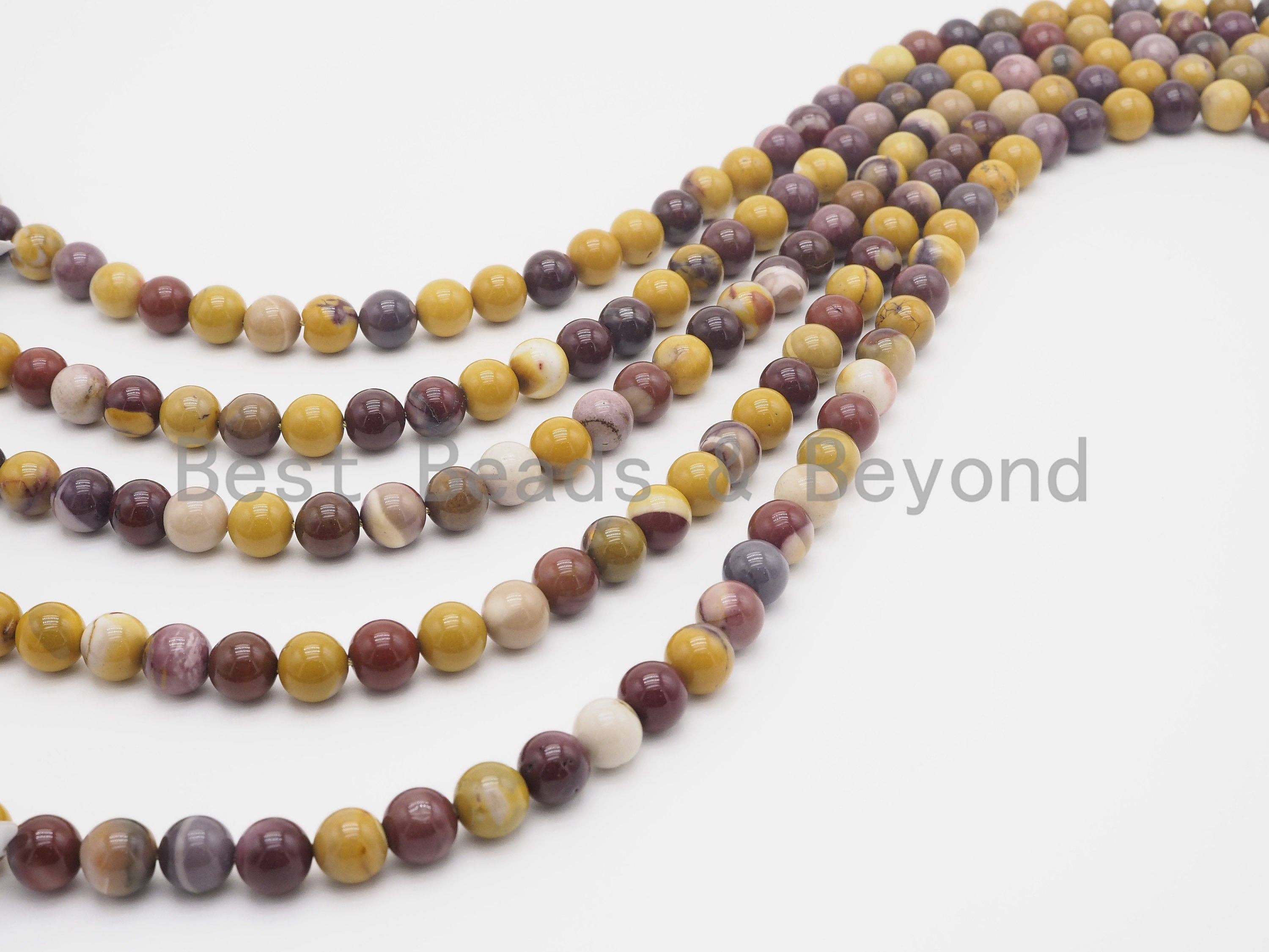 BestBeads&Beyond - Wholesale Beads - Natural  Round Mookaite beads, 4mm/6mm/8mm/10mm Mookaite Bea1