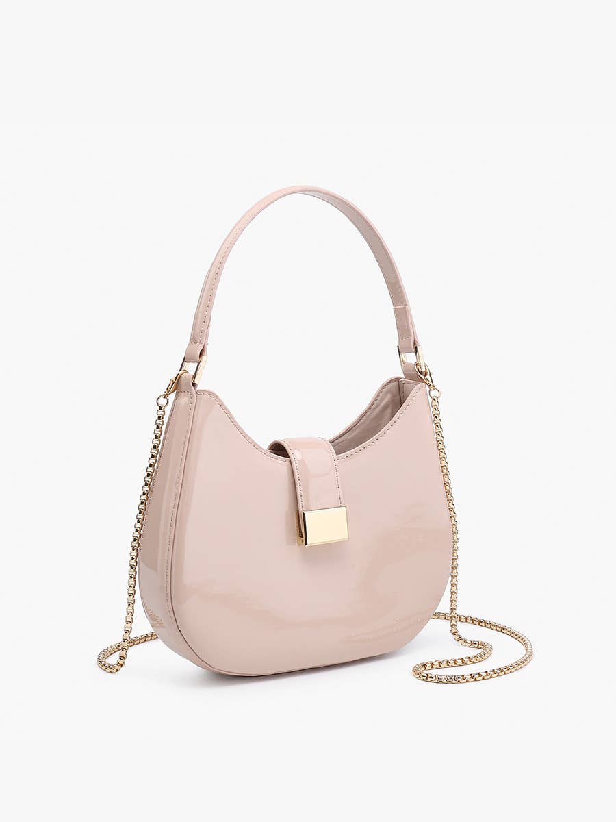 Jen & Co. - Vente Sac à bandoulière – femme - JN2558 Sac bandoulière/sacoche en forme de Malte avec chaîne5