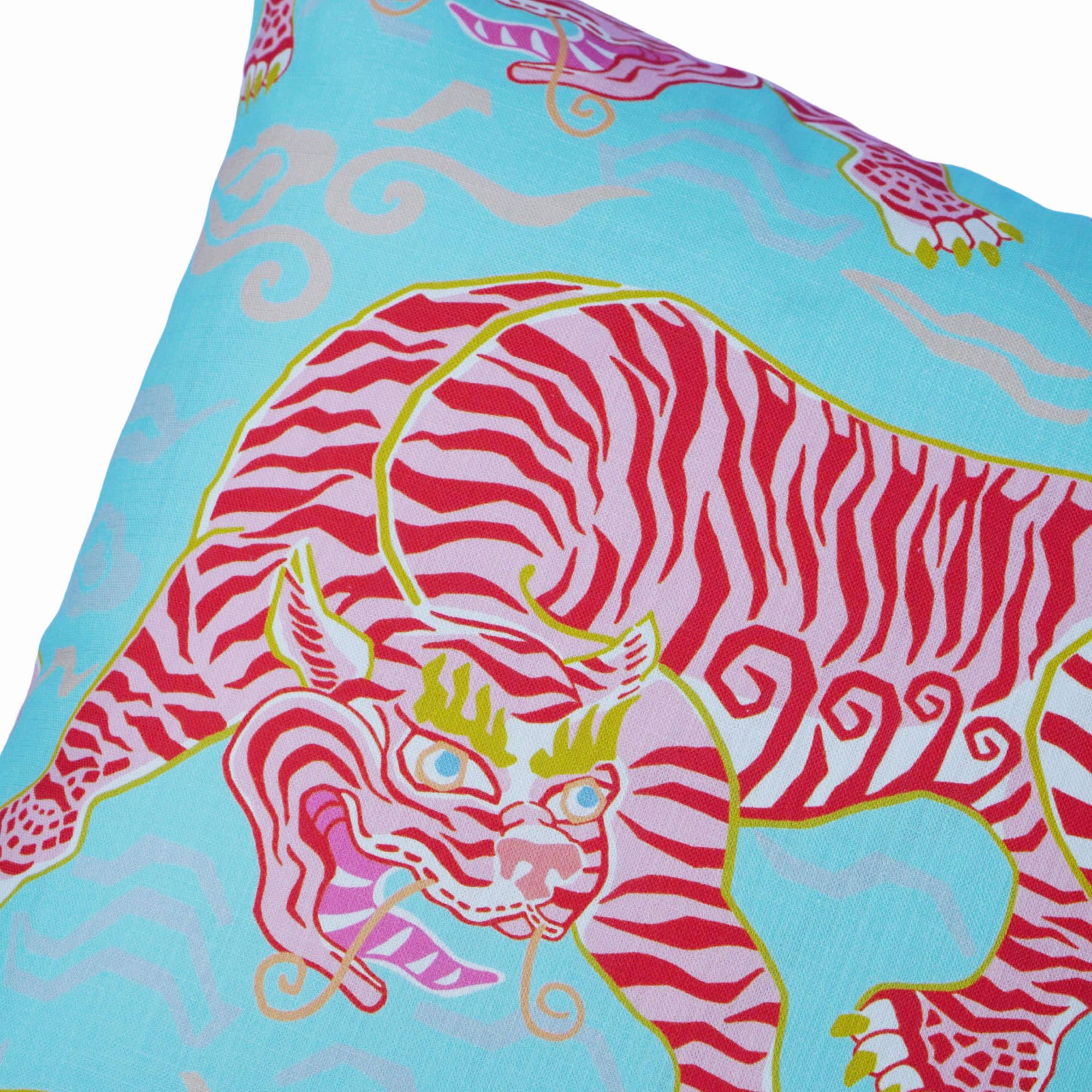 Post House - Vendita all'ingrosso Cuscini decorativi - Cuscino Tigers of Tibet in acquamarina1