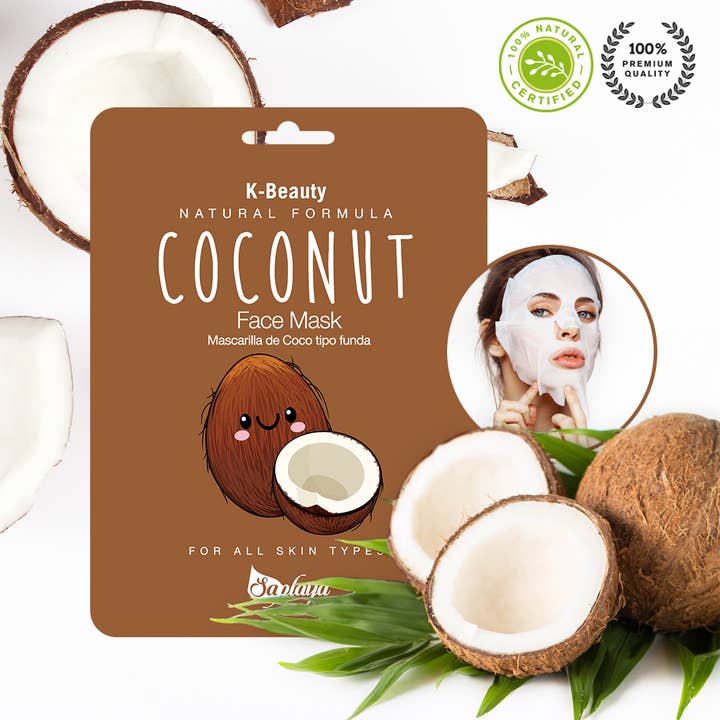 SM Beauty LLC - Wholesale Skincare Face Mask - Coconut Mask Sheet