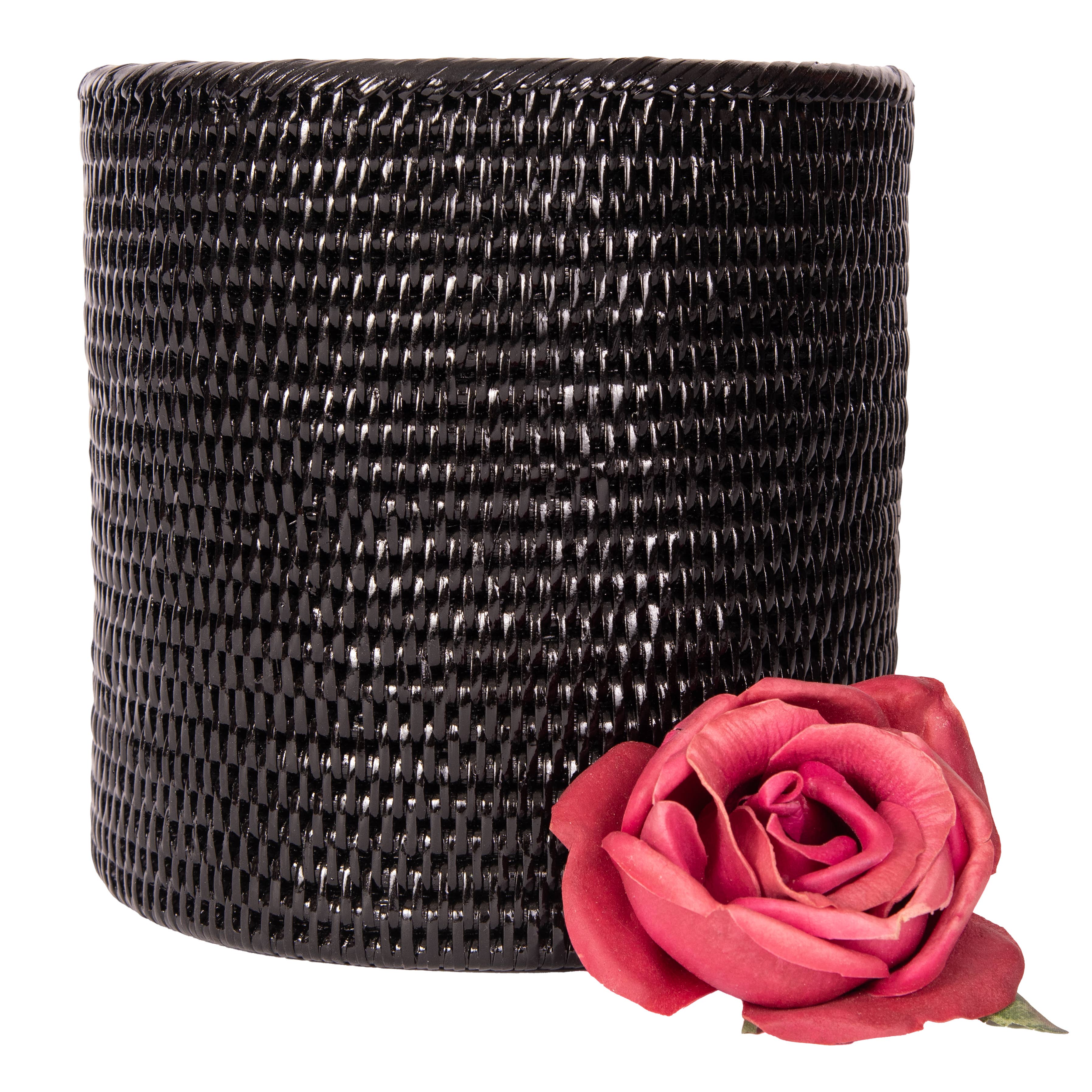 Artifacts Trading Company - Wholesale Trashcan/Trash Bin - Rattan Small Round Waste Basket9